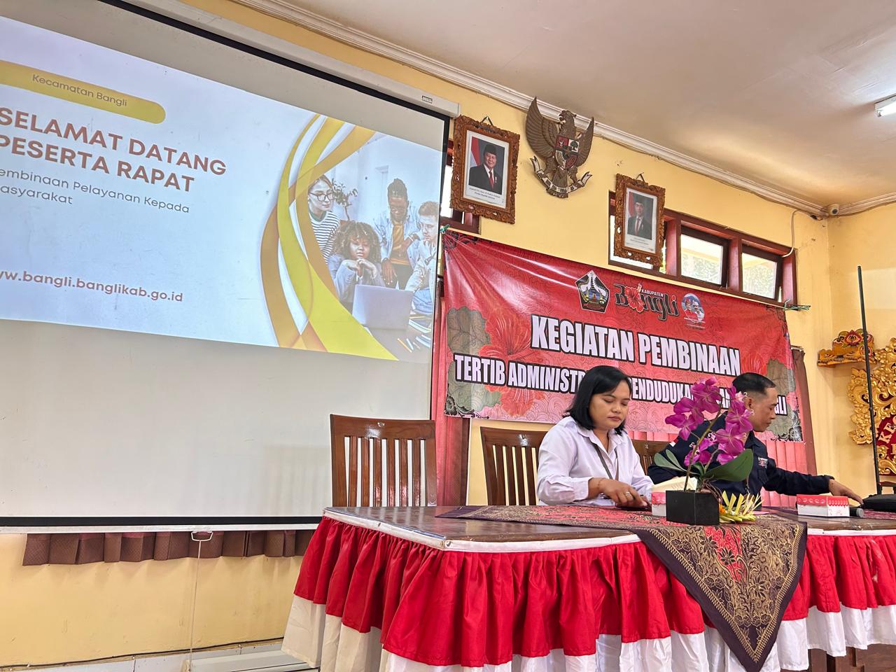 Rapat Koordinasi terkait Pelayanan Kepada Masyarakat