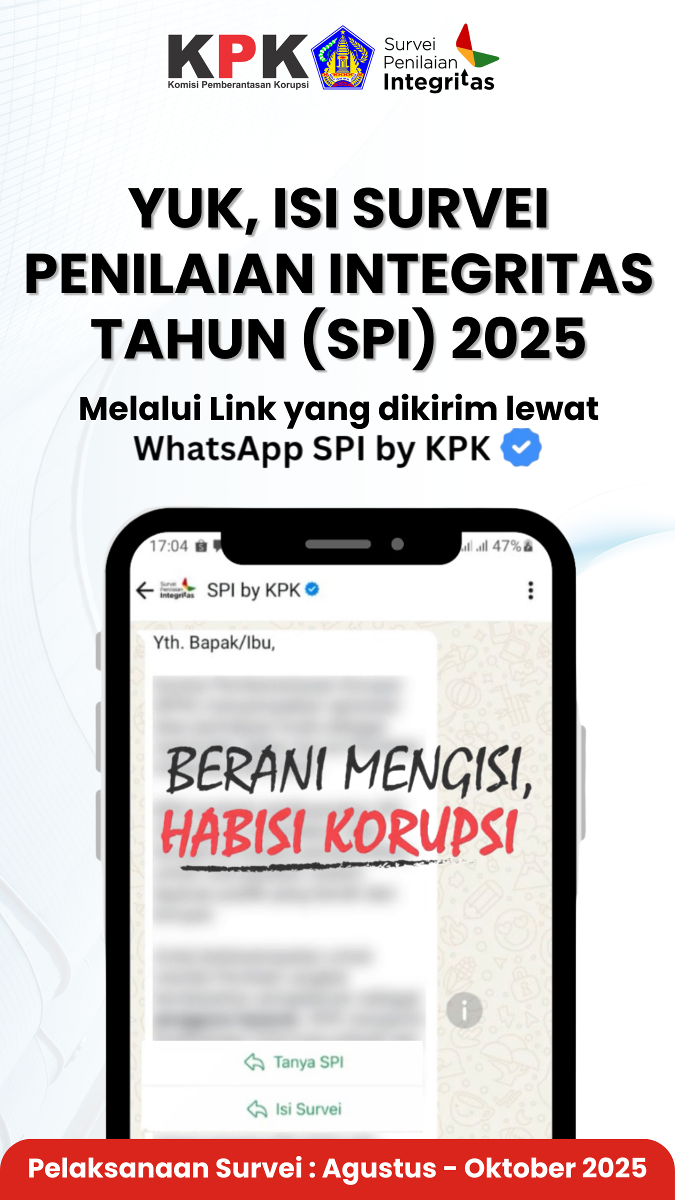 Survei Penilaian Integritas Tahun 2025