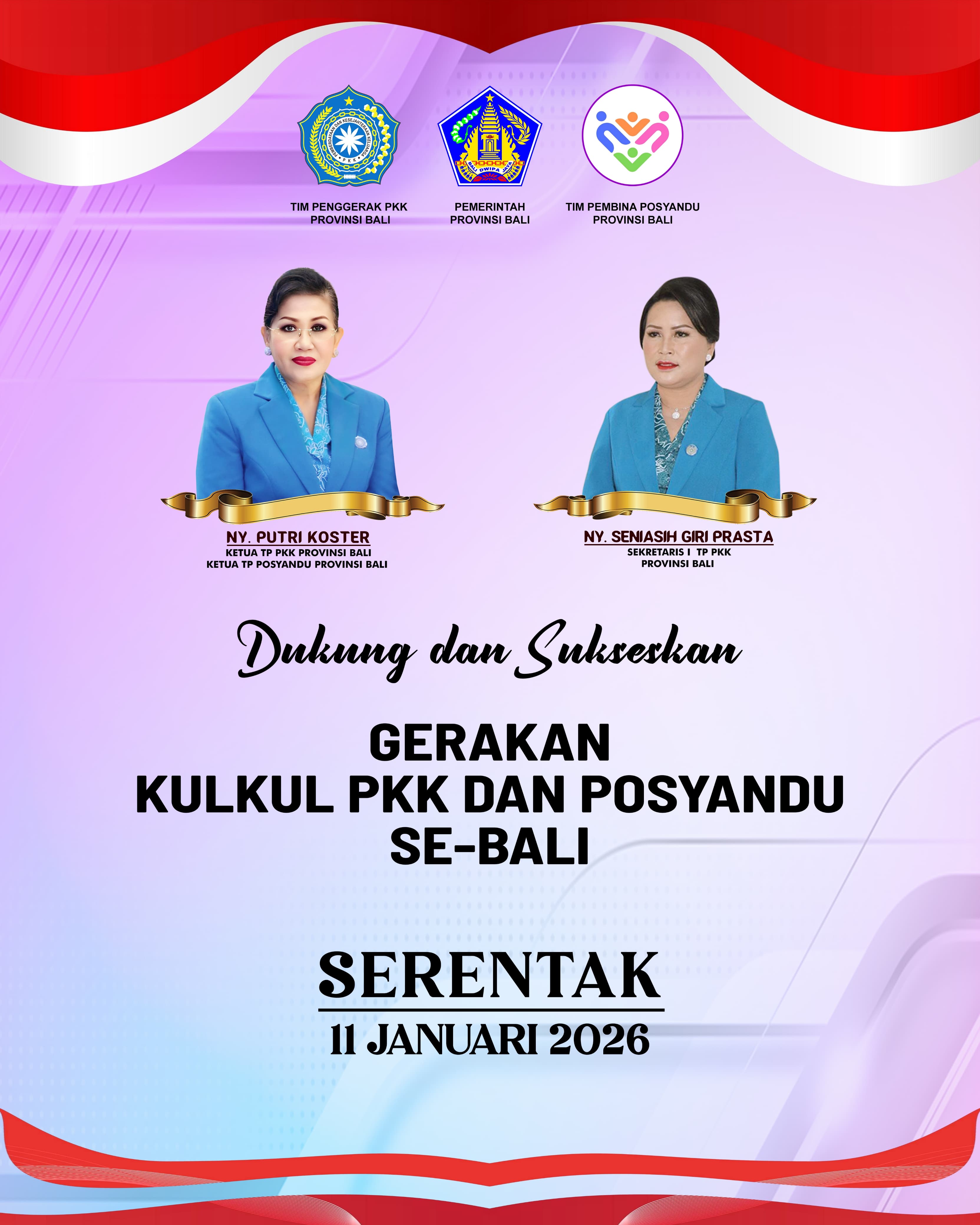 GERAKAN KULKUL PKK DAN POSYANDU SE-BALI 